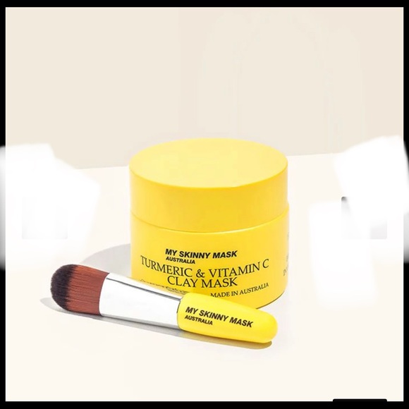 AUSTRALIA TURMERIC & VITAMIN C CLAY FACE MASK: Vegan Clay Mask - Picture 1 of 3